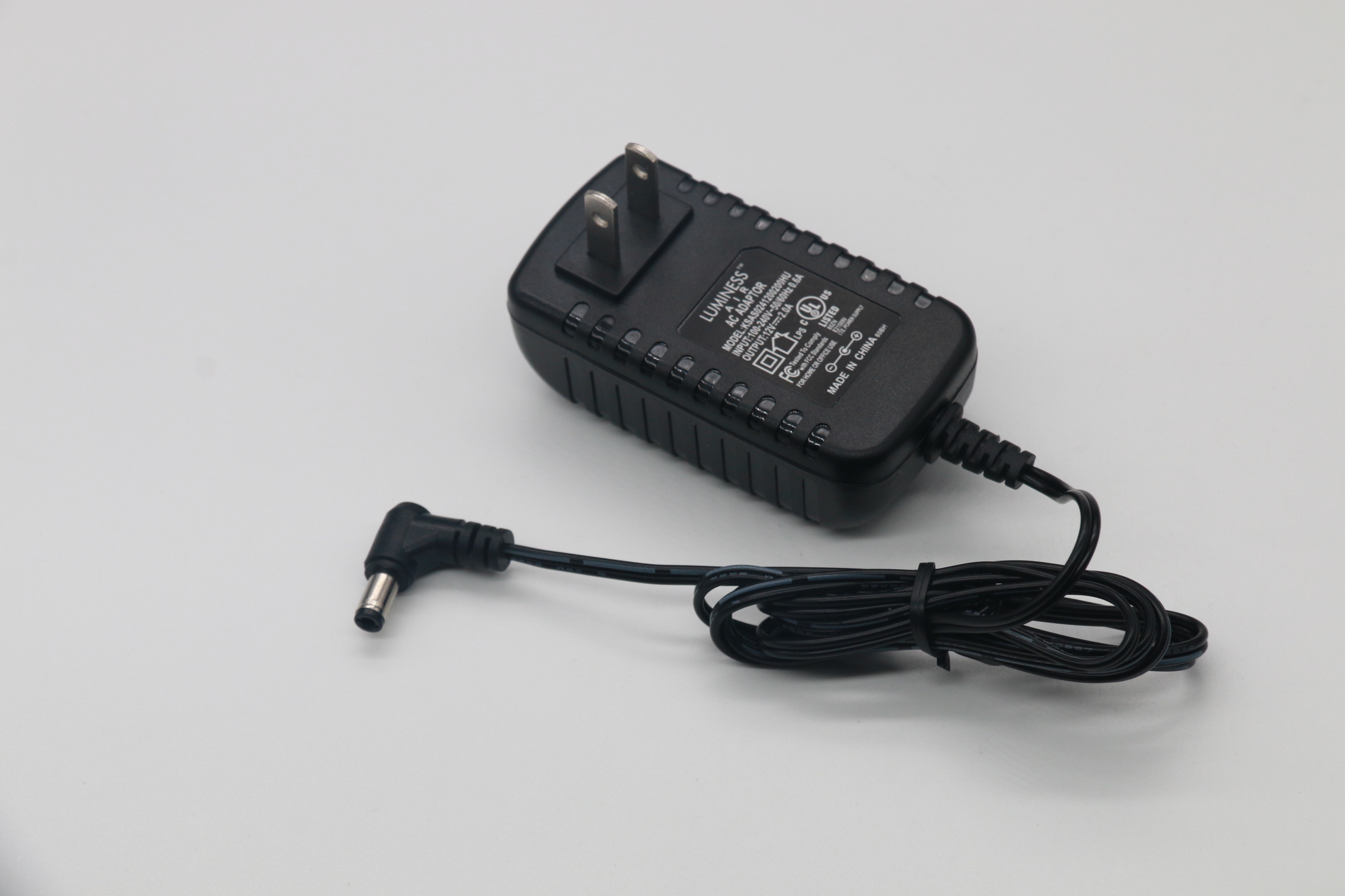WLC12V2.0A臥式美規帶線DC5.5