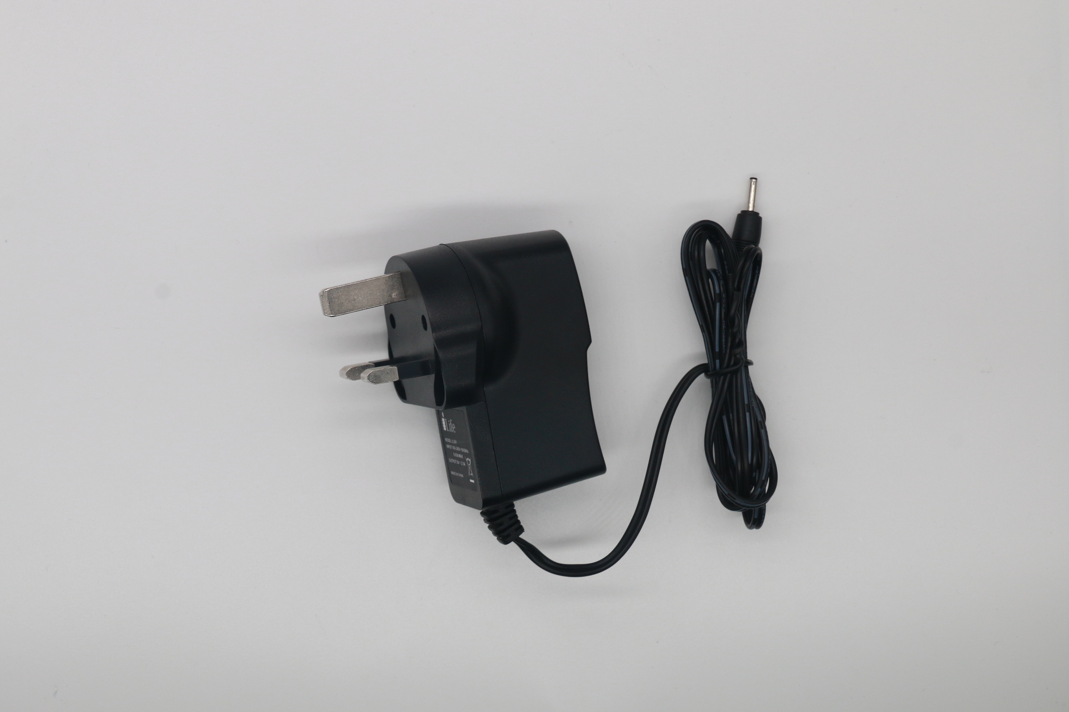 5V2.5A英規帶線2.5DC頭